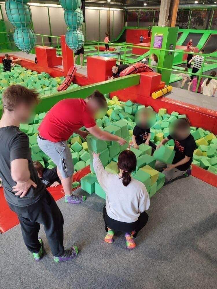 Park Trampolin z POW w Radoczy